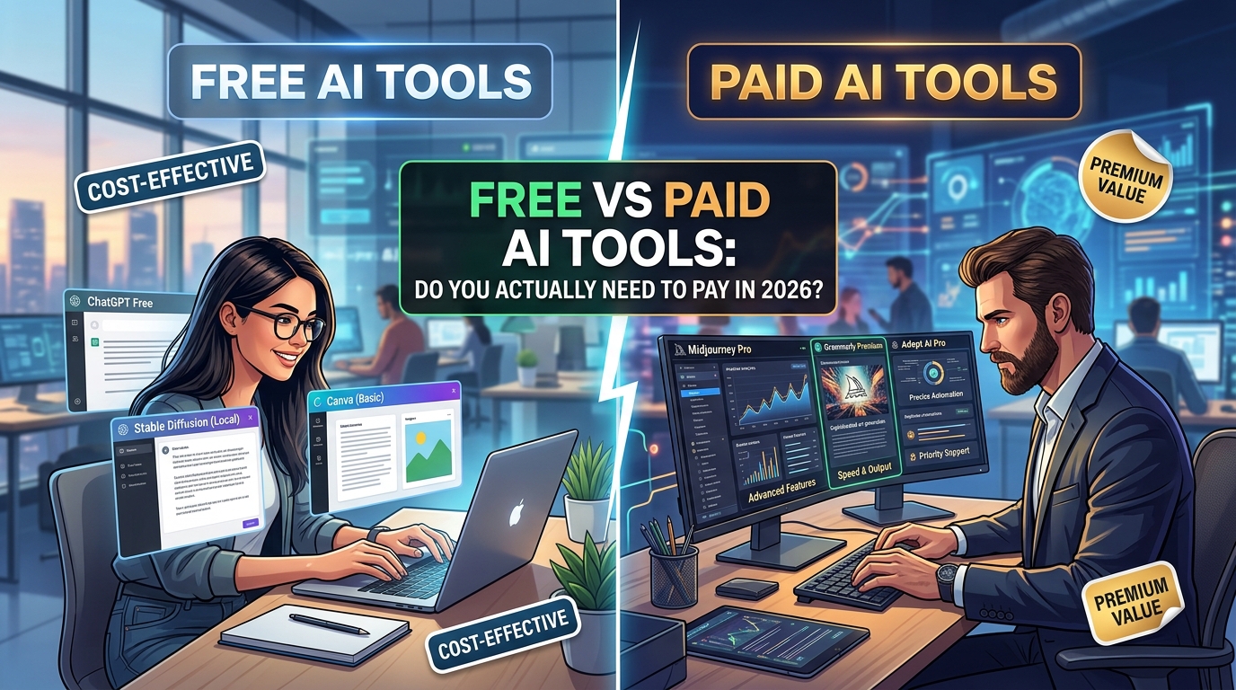 Free vs Paid AI Tools: Do You Actually Need to Pay in 2026?
